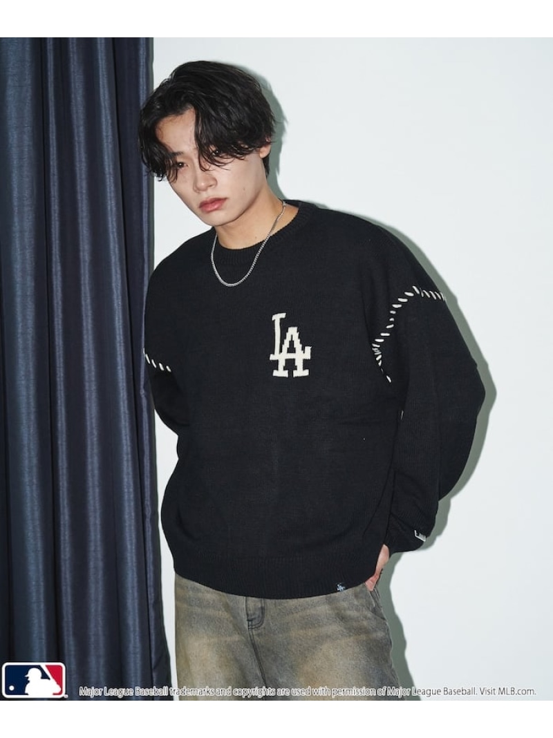 프릭스스토어 PUBLUX x MLB 엠엘비 별주 스티치 니트 4컬러 - 상세 이미지 4