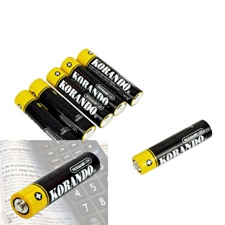 비워크협력사 코란도 AAA 건전지 6입 계산기건전지