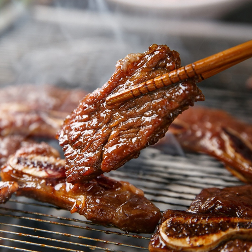 그곳에가면 산지직송 맛상 한입 LA갈비 1kgx2팩 HACCP가공 양념 꽃갈비 소갈비 - 상세 이미지 3
