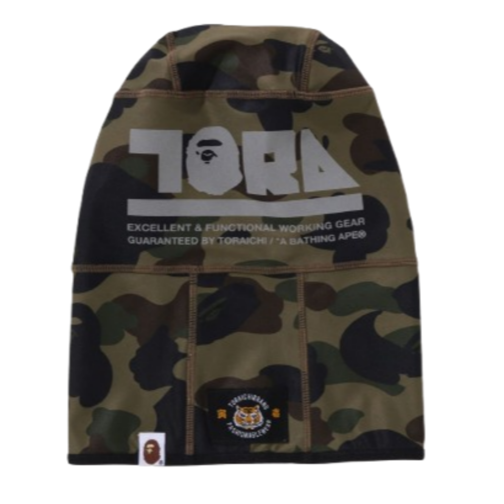 베이프 바라클라바 BAPE X TORAICHI 1ST CAMO BALACLAVA 2월 신상 1K73-181-903 - 메인 이미지