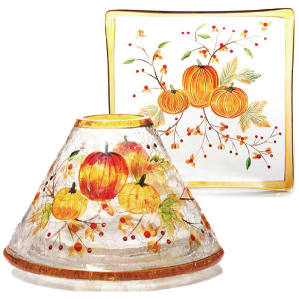YC 양키캔들 악세사리 자캔들쉐이드 트레이 Pumpkin Crackle/011285 - 메인 이미지
