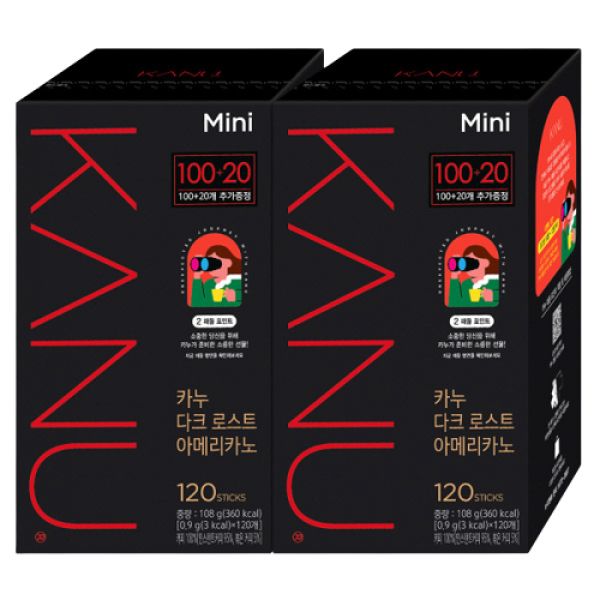 맥심 카누미니 다크 120Tx2 : 정품할인몰