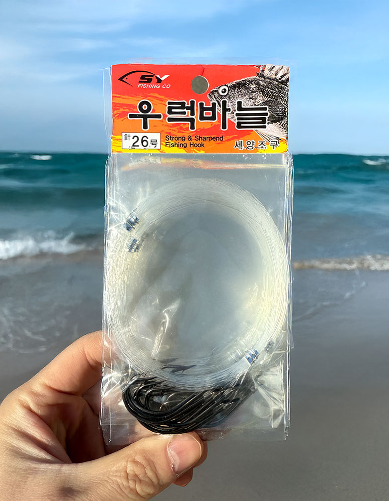 블랙 세이코 채비바늘 24호 26호 28호 우럭 낚시 - 상품 이미지