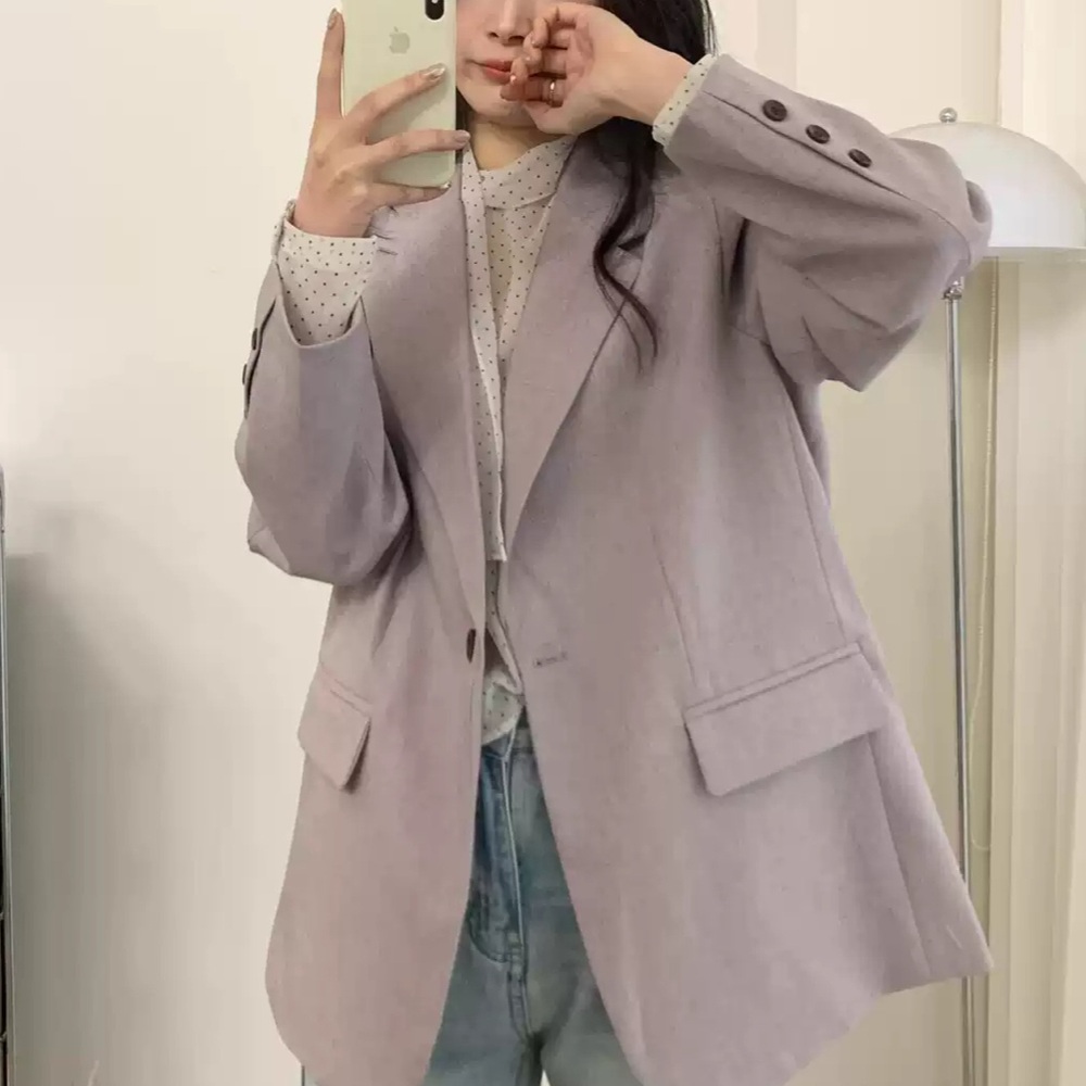 사랑은 외나무다리에서 2화 전혜진 자켓 정장 맹수아 오버핏 가을 의상 옷 패션 - 메인 이미지