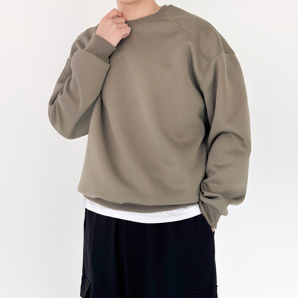 남자맨투맨 기모맨투맨 오버핏맨투맨 이미지 6