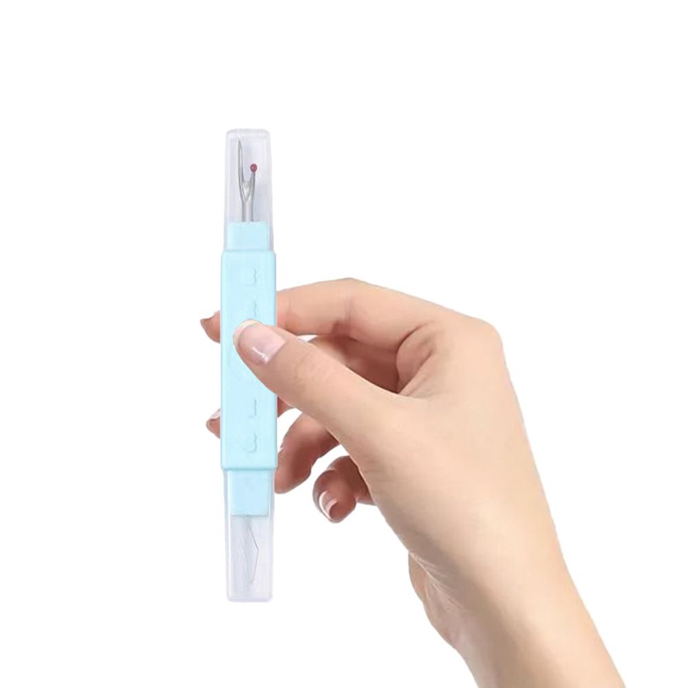 2in1 실뜯개 바늘귀 꿰기 실밥 제거기 스티치 실꿰기 라벨텍 실 끼우기 봉제용 재봉 니퍼 - 상세 이미지 4