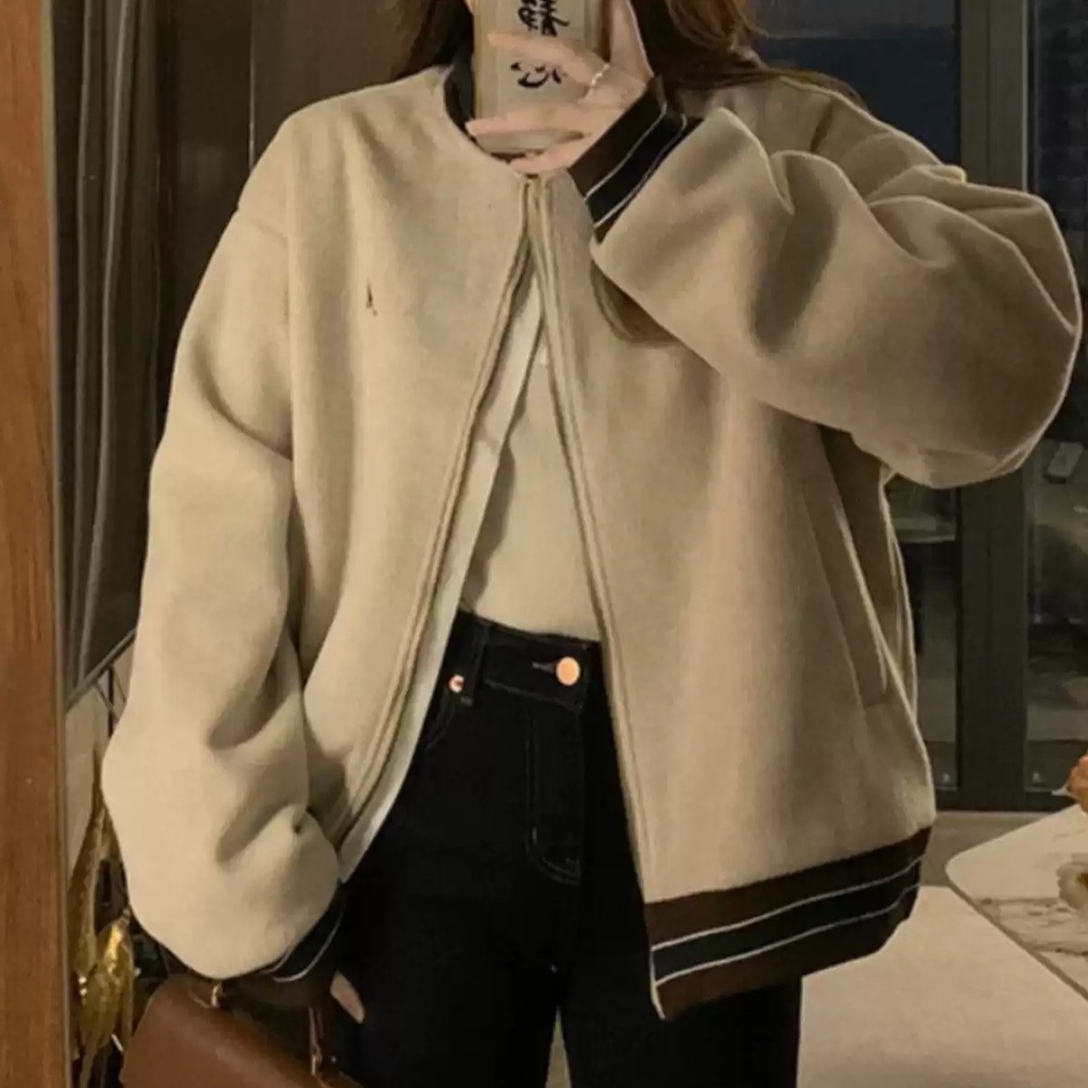 제니 점퍼 자켓 인스타그램 베이직 간절기 의상 옷 패션 - 상세 이미지 2