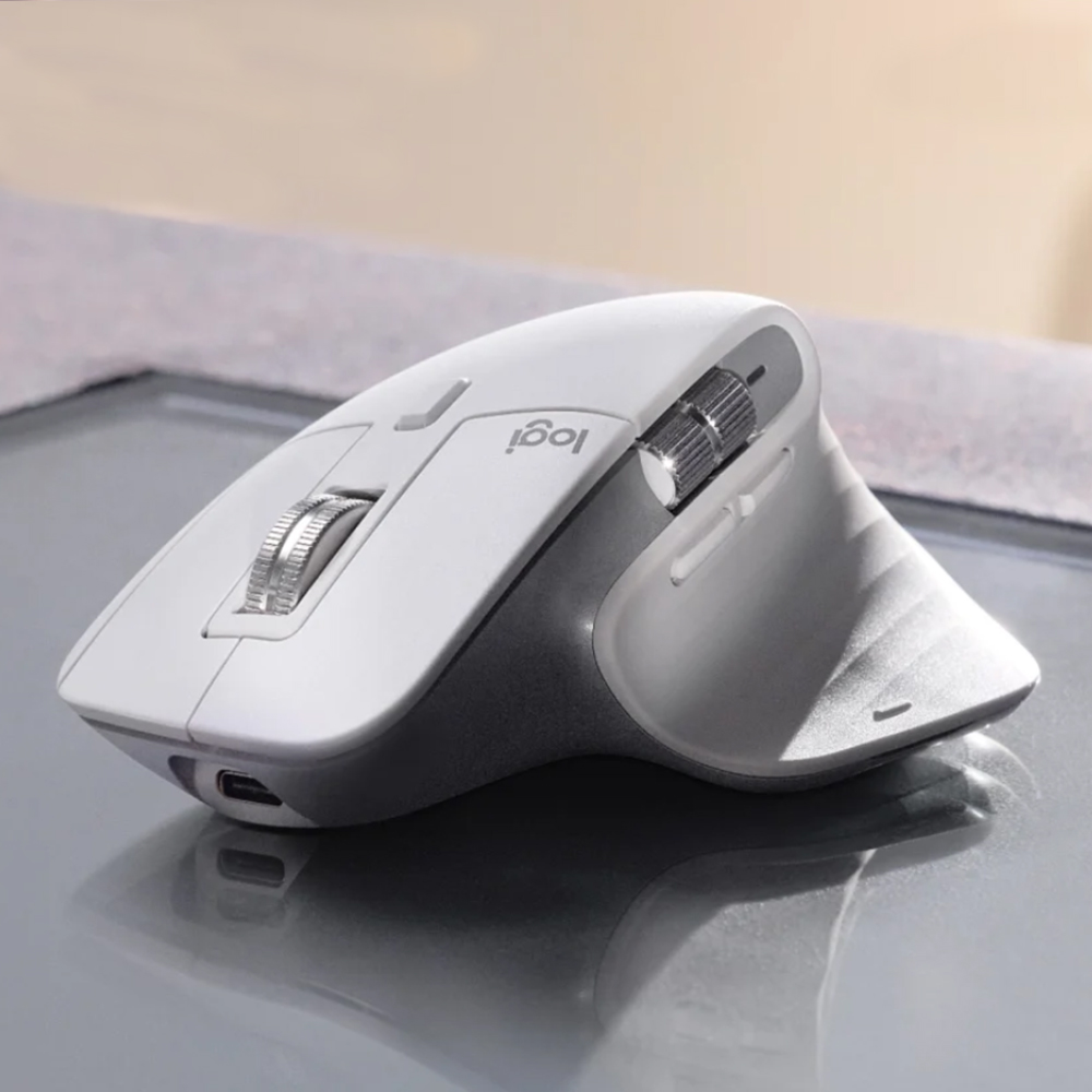 [국내정발] 로지텍코리아 MXMASTER3S For Mac 맥북 아이패드 페일 그레이