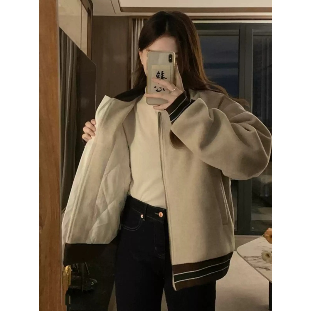 제니 점퍼 자켓 인스타그램 베이직 간절기 의상 옷 패션 - 상세 이미지 4