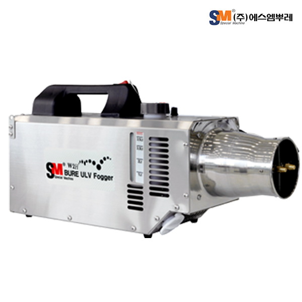 에스엠뿌레 무선 방역소독기 W2H 방역기 초미립자분사기 연무기 압축분무기