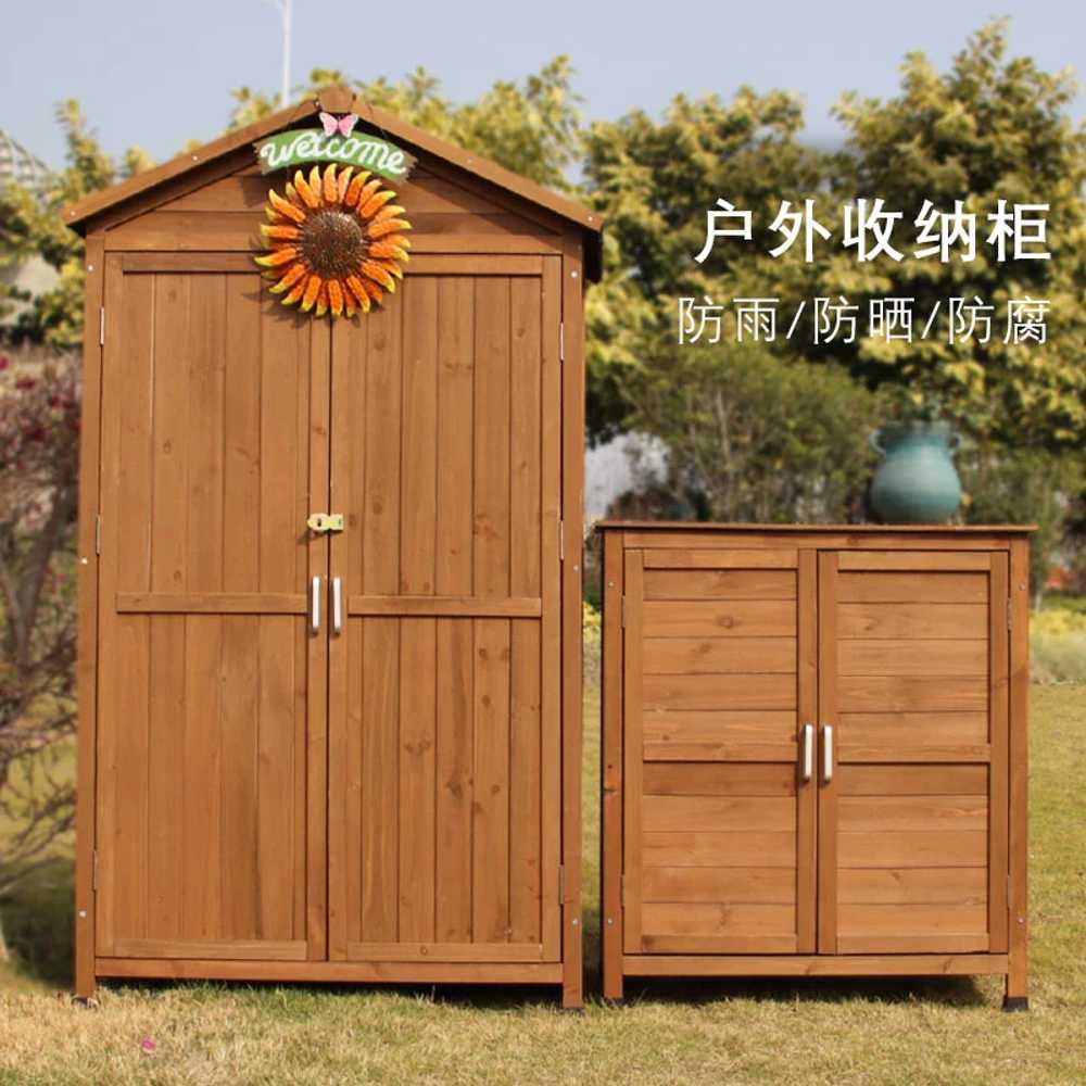 야외 농기구 보관함 이동식 조립식 발코니 농막 창고 - 상세 이미지 2