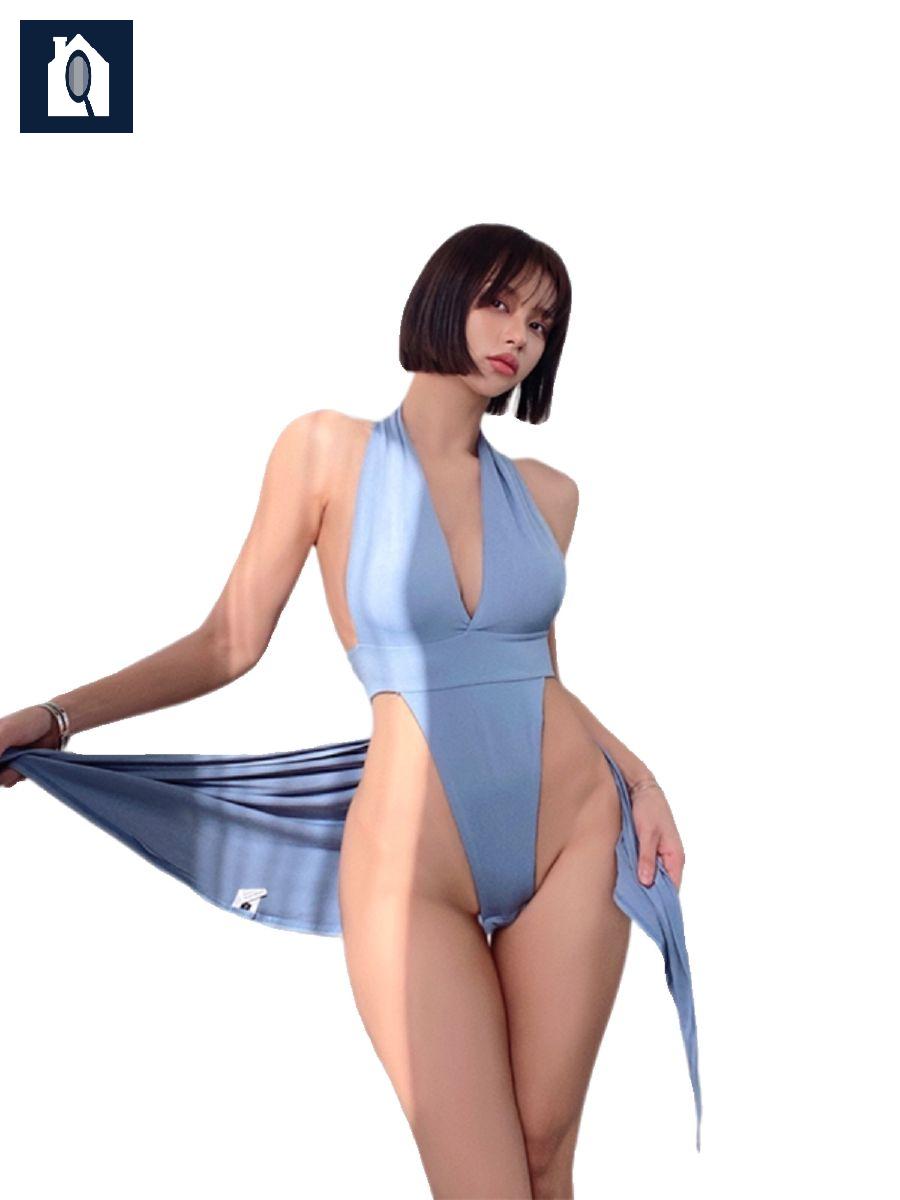 원피스 호캉스 수영복 휴양지룩 비치룩 몸매보정 - 상품 이미지