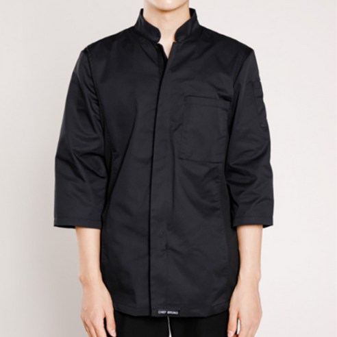 칠부 지퍼 조리복 셔츠 주방 긴팔 지퍼 제과제빵 일식 조리사복 쉐프복 주방유니폼