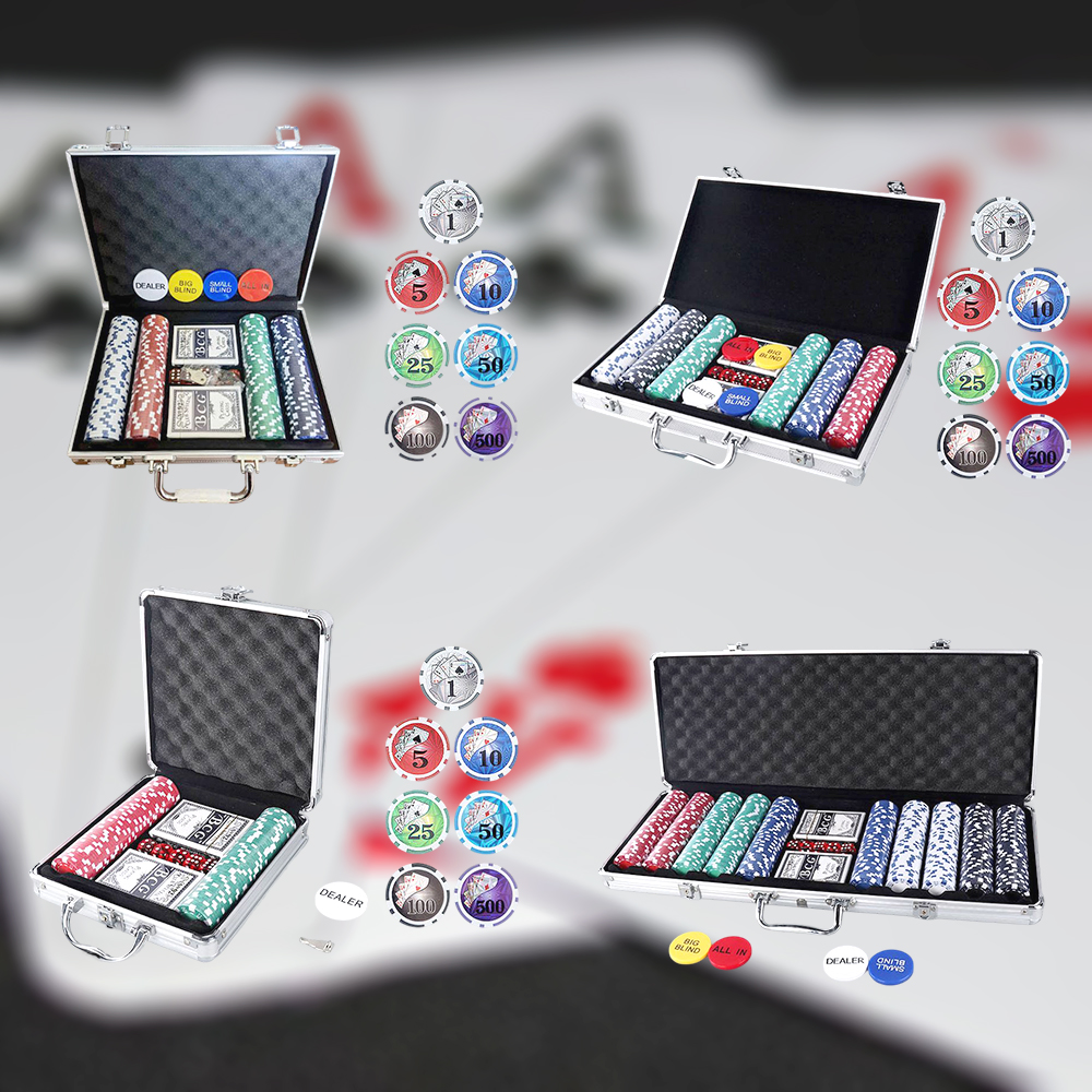 포커 경기용 카지노칩 다목적 poker 홀덤 카드게임 머니 세트 - 상품 이미지