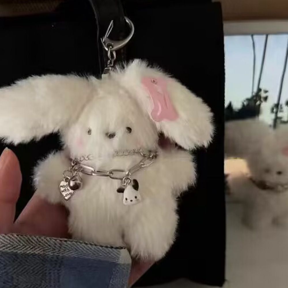 말티즈 키링 강아지 인형 토끼인형키링 옷 봉제인형 백참 봉제키링 백꾸 가방키링 백팩키링 이미지 7