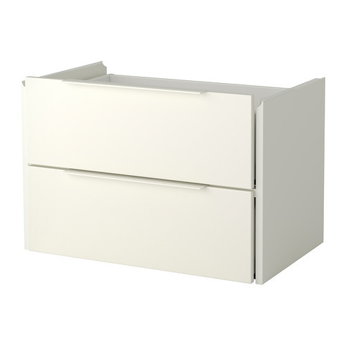 이케아 FJALKINGE 2칸 서랍 유닛 58cm 화이트 402.216.84 : 다사꼬