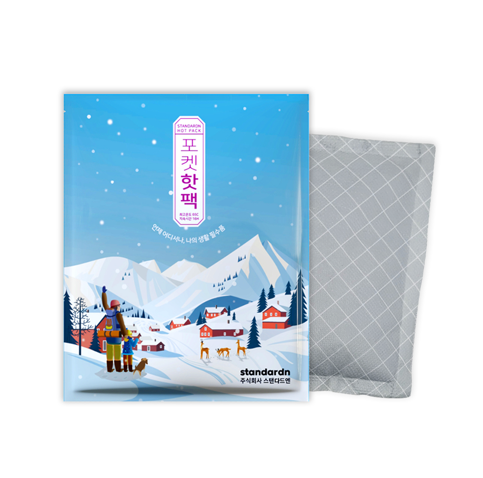 스탠다드엔 핫팩 100g 흔드는 대용량 손난로 일회용 군용 30개