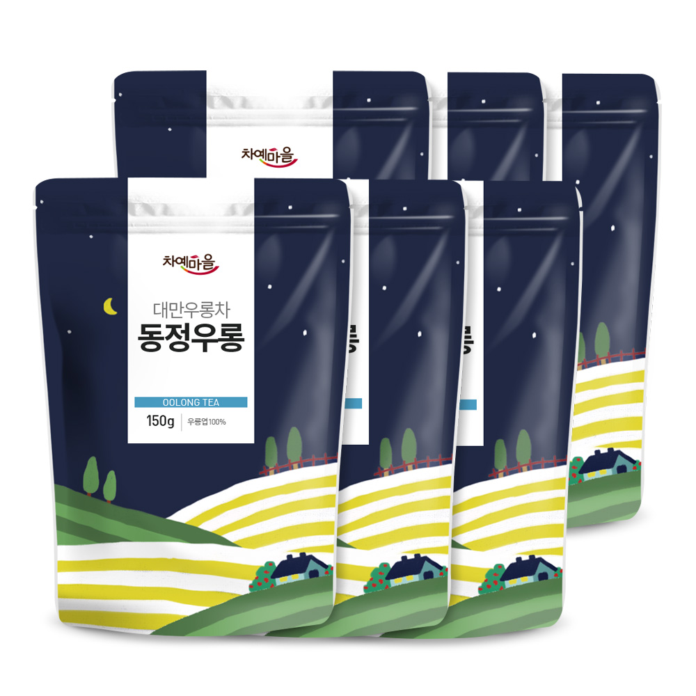 2026년햇차 차예마을 대만 우롱차 동정우롱차 150g, 6개 - 상품 이미지