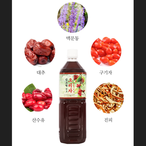 김소형 문경 발효 오미자 열매 진액 1L 2병 3박스 차 즙 액기스 추출액 음료 효능 - 상세 이미지 4