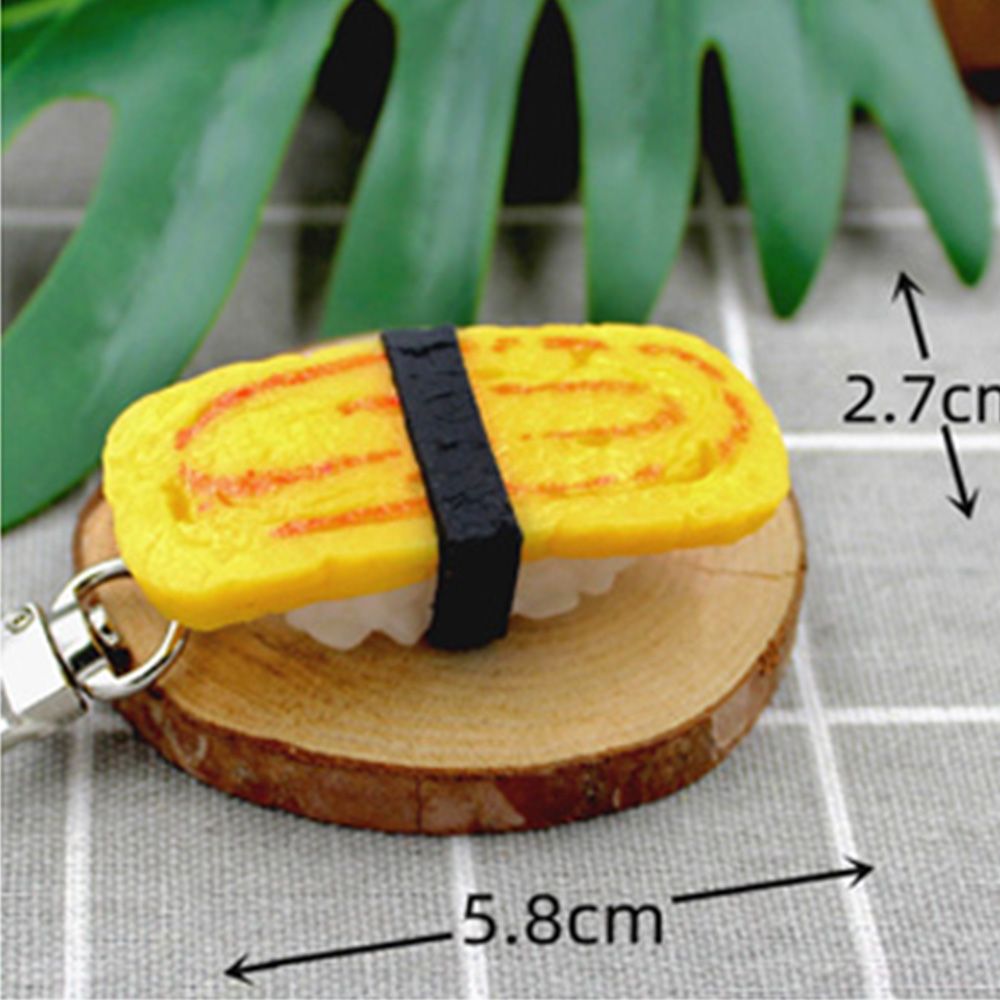 특이한 초밥키링 연어 스시 열쇠고리 키링 부자재 키홀더 음식 모형 열쇠고리 자동차 고리