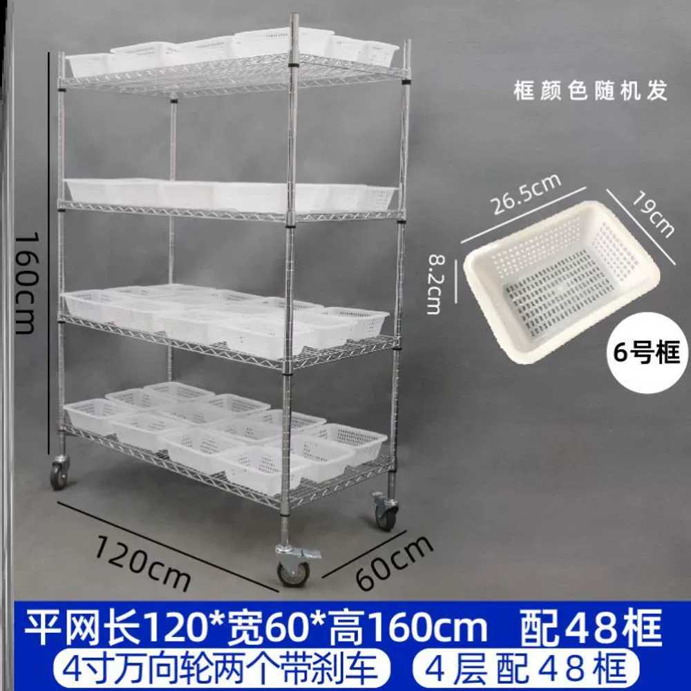업소용 피킹카트 물류 창고 운반 구르마 창고 자재 평면 120x45x170cm - 상세 이미지 3