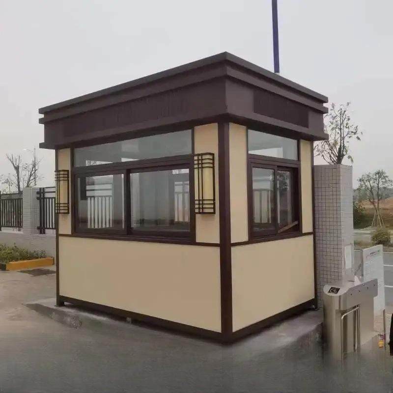 경비 부스 조립식 야외 초소 공사장 현장 간이 관리실 경비실 임시 발렛 - 상품 이미지