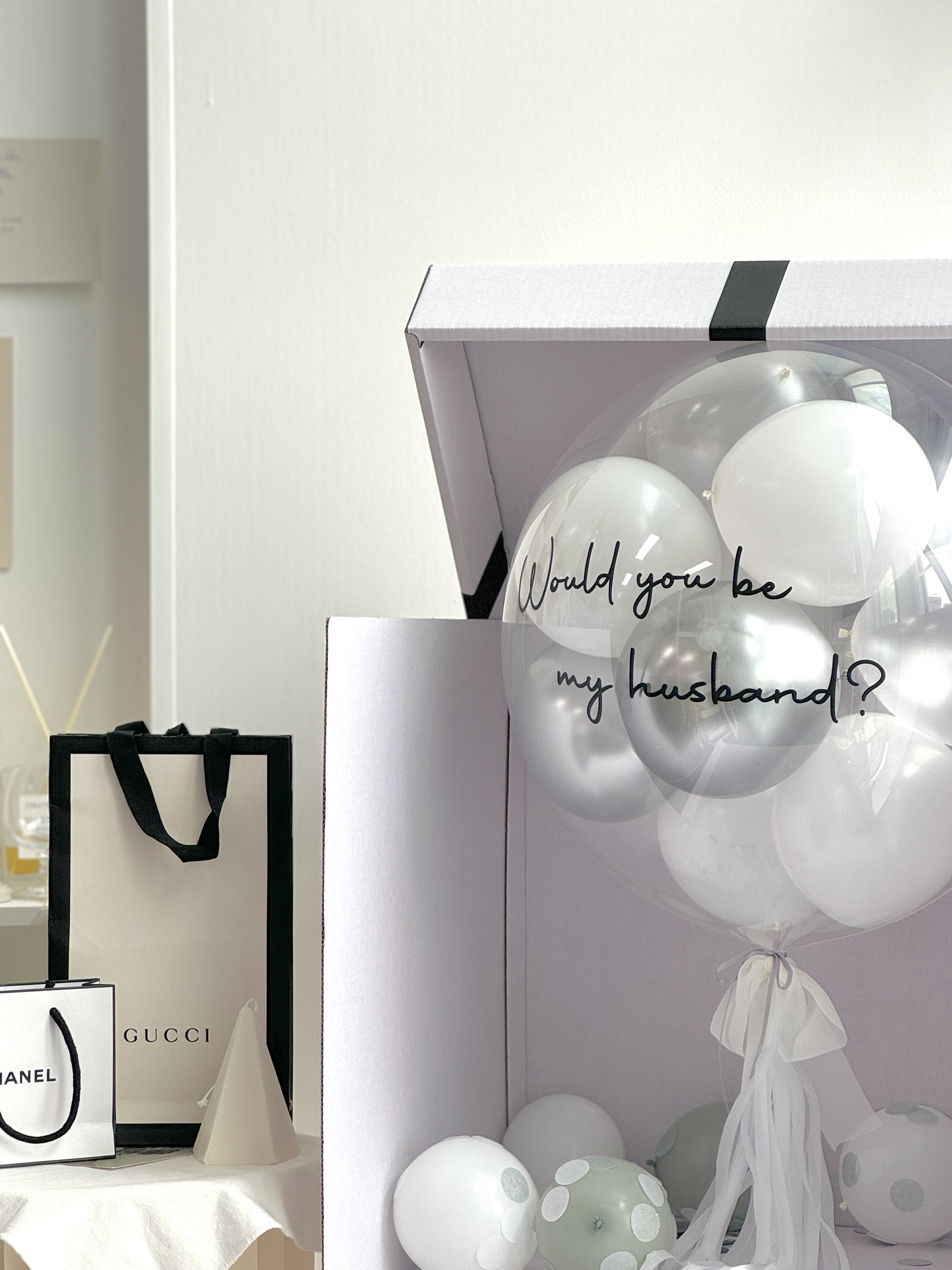 [헬륨] 레터링풍선 생일 환갑 첫돌 돌잔치 부모님생신 용돈 풍선 440mm 실버화이트믹스