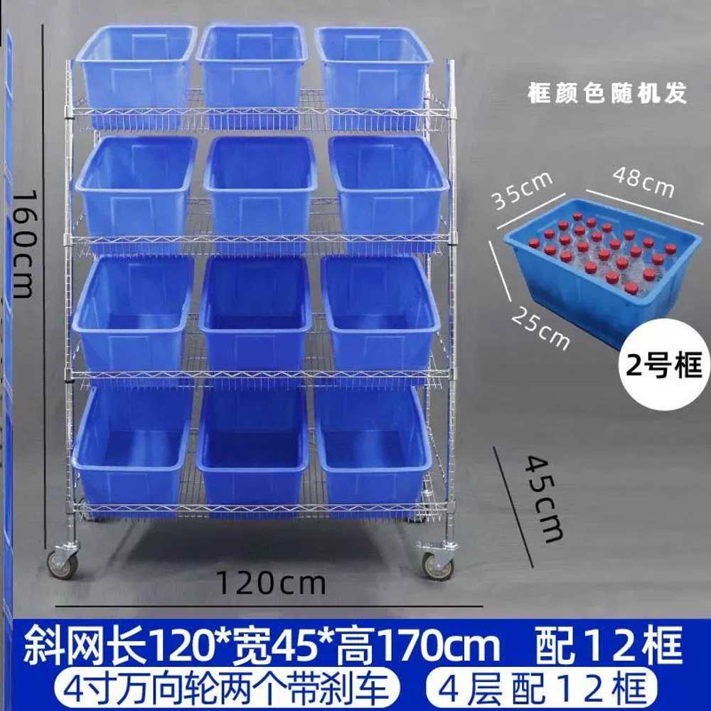 업소용 피킹카트 물류 창고 운반 구르마 창고 자재 평면 120x45x170cm 이미지 7