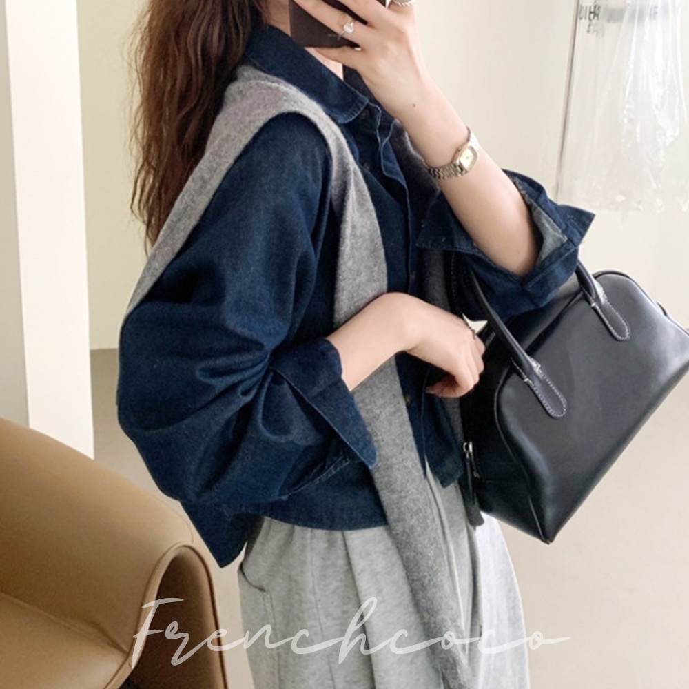 프렌치코코 어깨니트숄 어깨숄더 어깨가디건 - 상품 이미지