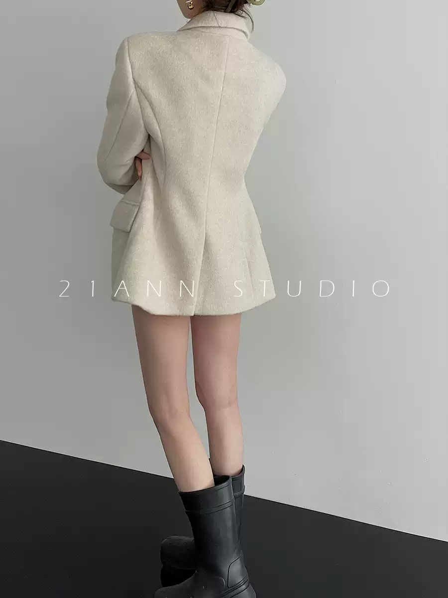 차정원 자켓 화이트 인스타그램 빅사이즈 정장 의상 옷 패션 - 상세 이미지 4