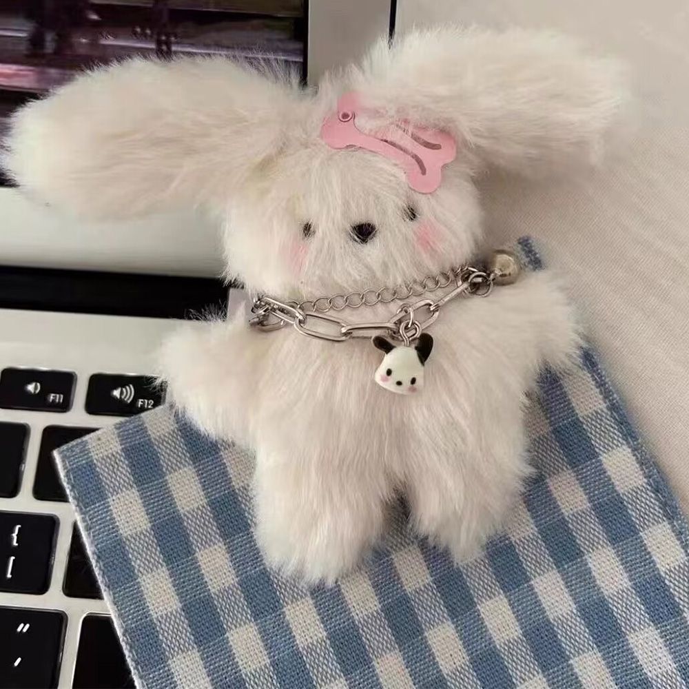 말티즈 키링 강아지 인형 토끼인형키링 옷 봉제인형 백참 봉제키링 백꾸 가방키링 백팩키링 - 상세 이미지 2