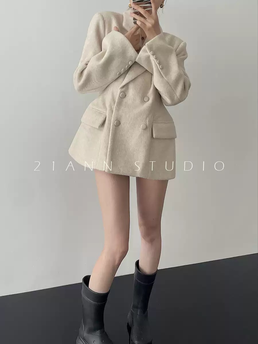 차정원 자켓 화이트 인스타그램 빅사이즈 정장 의상 옷 패션 - 상세 이미지 3