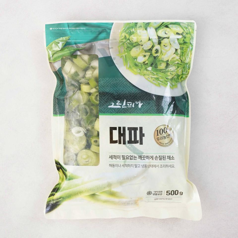 메가마트 냉동 대파 500g/봉 - 상품 이미지