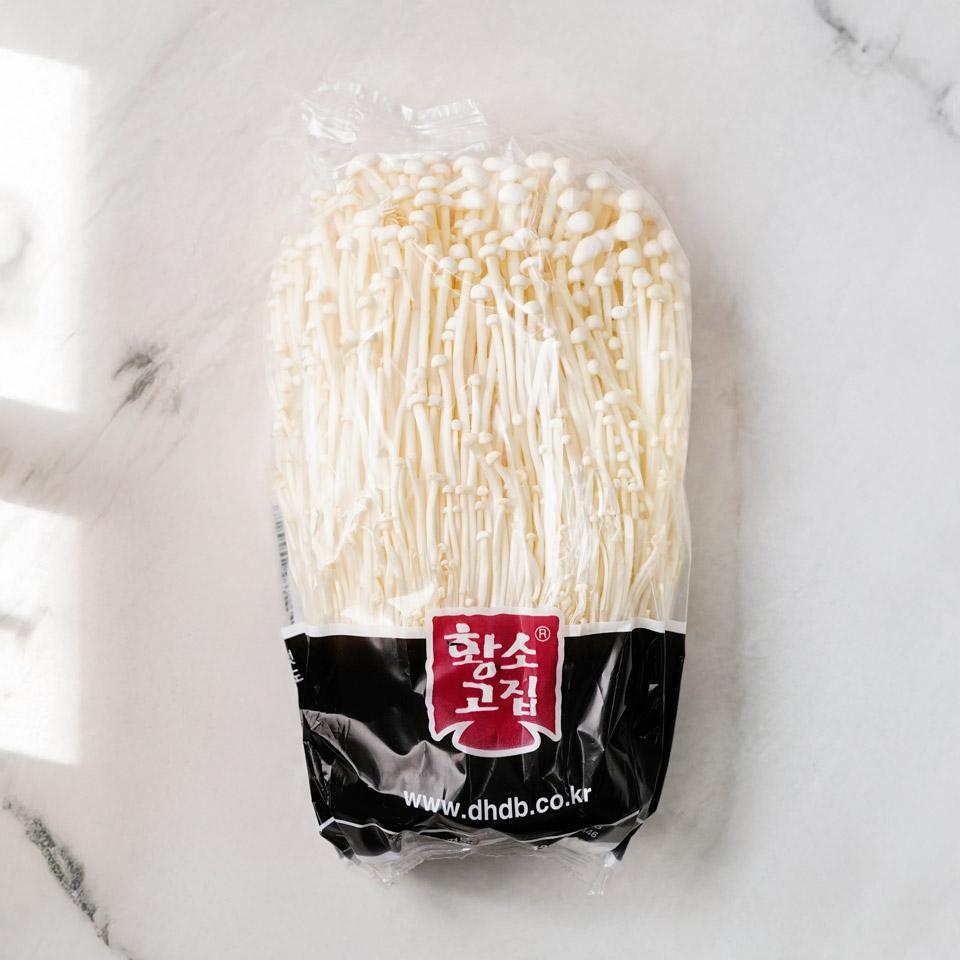 메가마트 한송이 팽이버섯(대) 360g/봉 - 상품 이미지