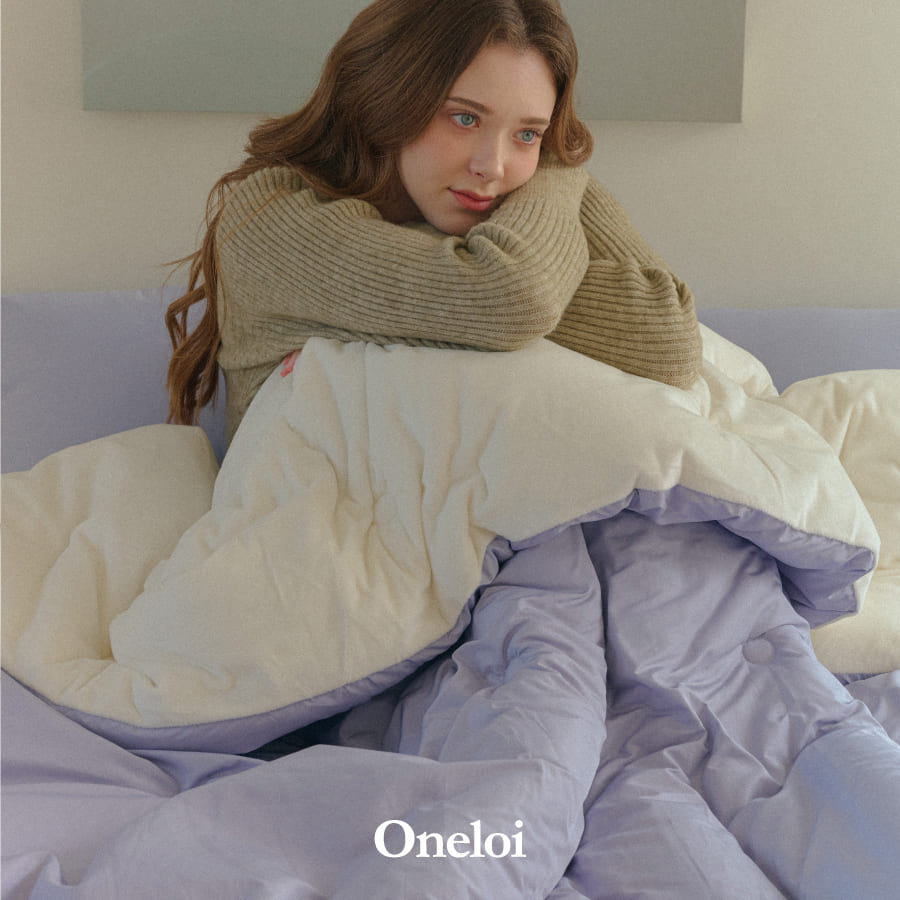 오넬로이 헬렌 차렵이불 알러지케어 극세사 이불 겨울 먼지없는 단품 S