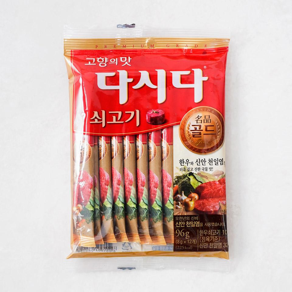 메가마트 CJ 다시다 쇠고기 명품 골드 96g - 메인 이미지