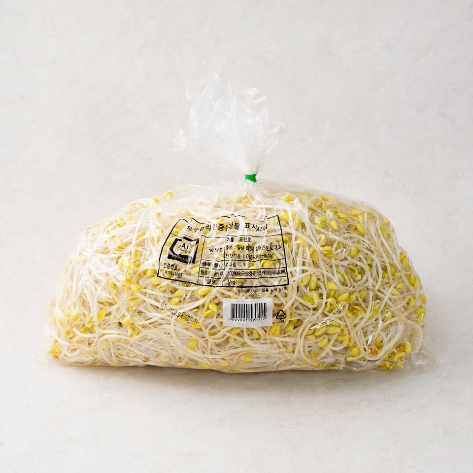 메가마트 콩나물 대용량 1.5kg 봉 - 메인 이미지