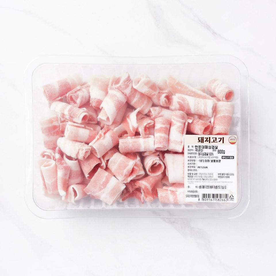 메가마트 한돈 대패 삼겹살(냉동) 600g - 메인 이미지