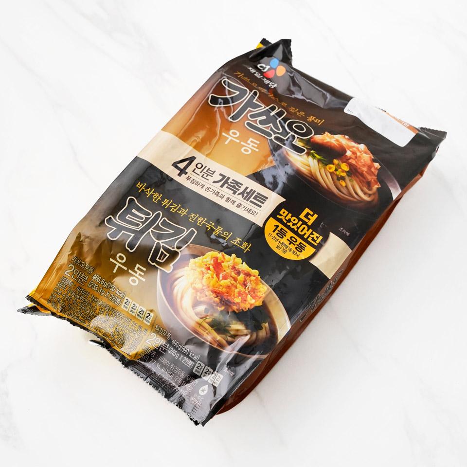 메가마트 CJ 가쓰오 + 튀김 우동 기획 4인분 955g - 상세 이미지 2
