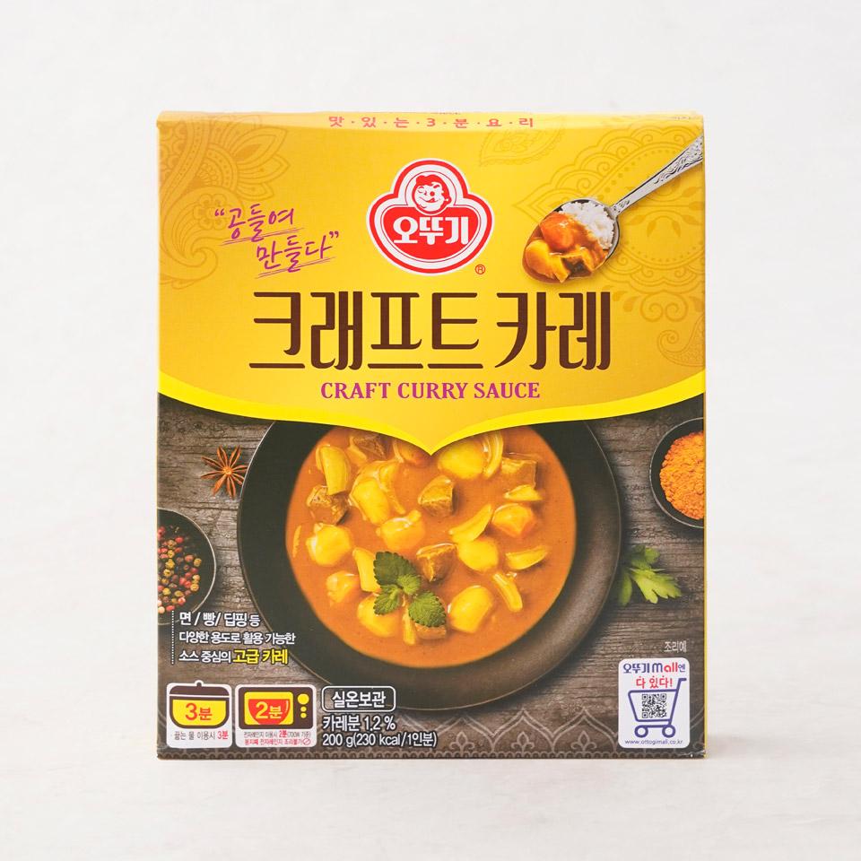 메가마트 오뚜기 크래프트 카레 180g - 메인 이미지