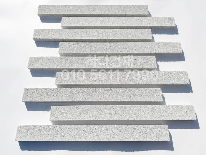 아이브 모노타일 500x50x20T 올화이트 / 하다건재 와이드벽돌타일