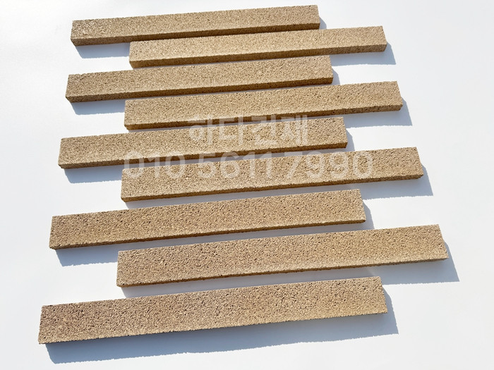 아이브 모노타일 500x50x20T 연브라운 / 하다건재 와이드벽돌타일