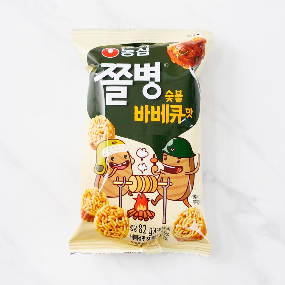 메가마트 농심 쫄병 바베큐 스낵 82g - 메인 이미지