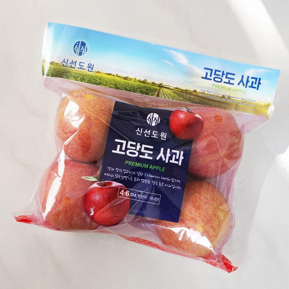 메가마트 신선도원 고당도 햇사과 4~6입/봉 - 상세 이미지 2