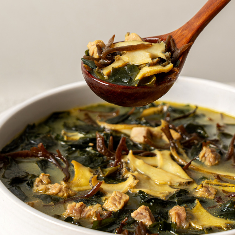 여수해적 뜸북 미역국 밀키트 250g 진도 전복 미역 뜸부기 캠핑 생일