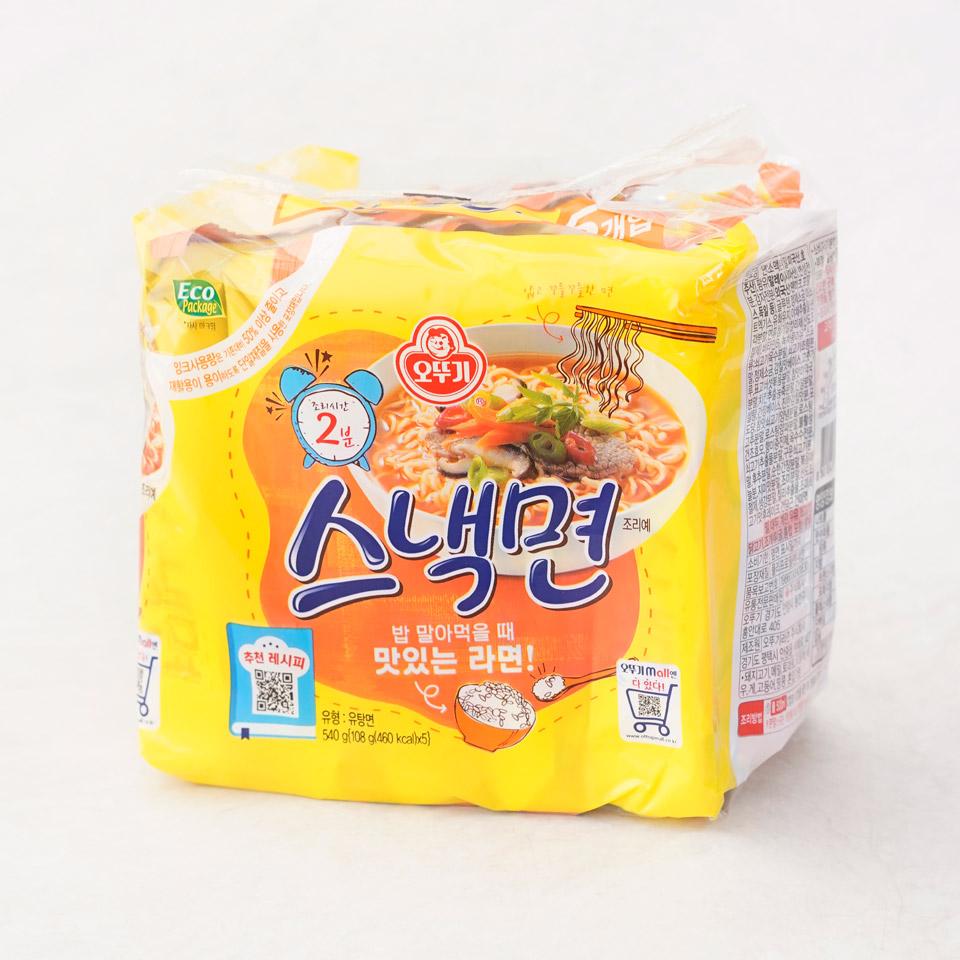 메가마트 오뚜기 스낵면 108gx5개 - 상세 이미지 2