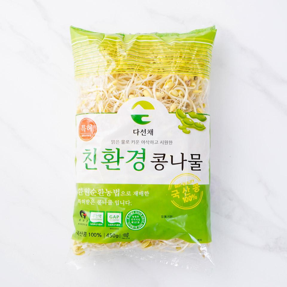 메가마트 다선채 친환경 콩나물 450g 봉 - 메인 이미지