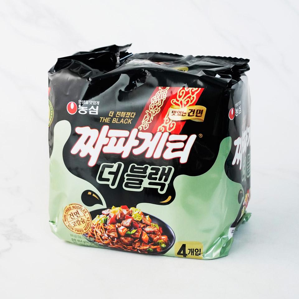 메가마트 농심 짜파게티 더 블랙(멀티팩) 116gx4 - 상세 이미지 2