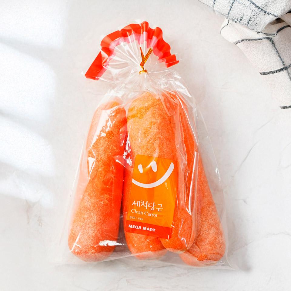 메가마트 세척 당근 봉