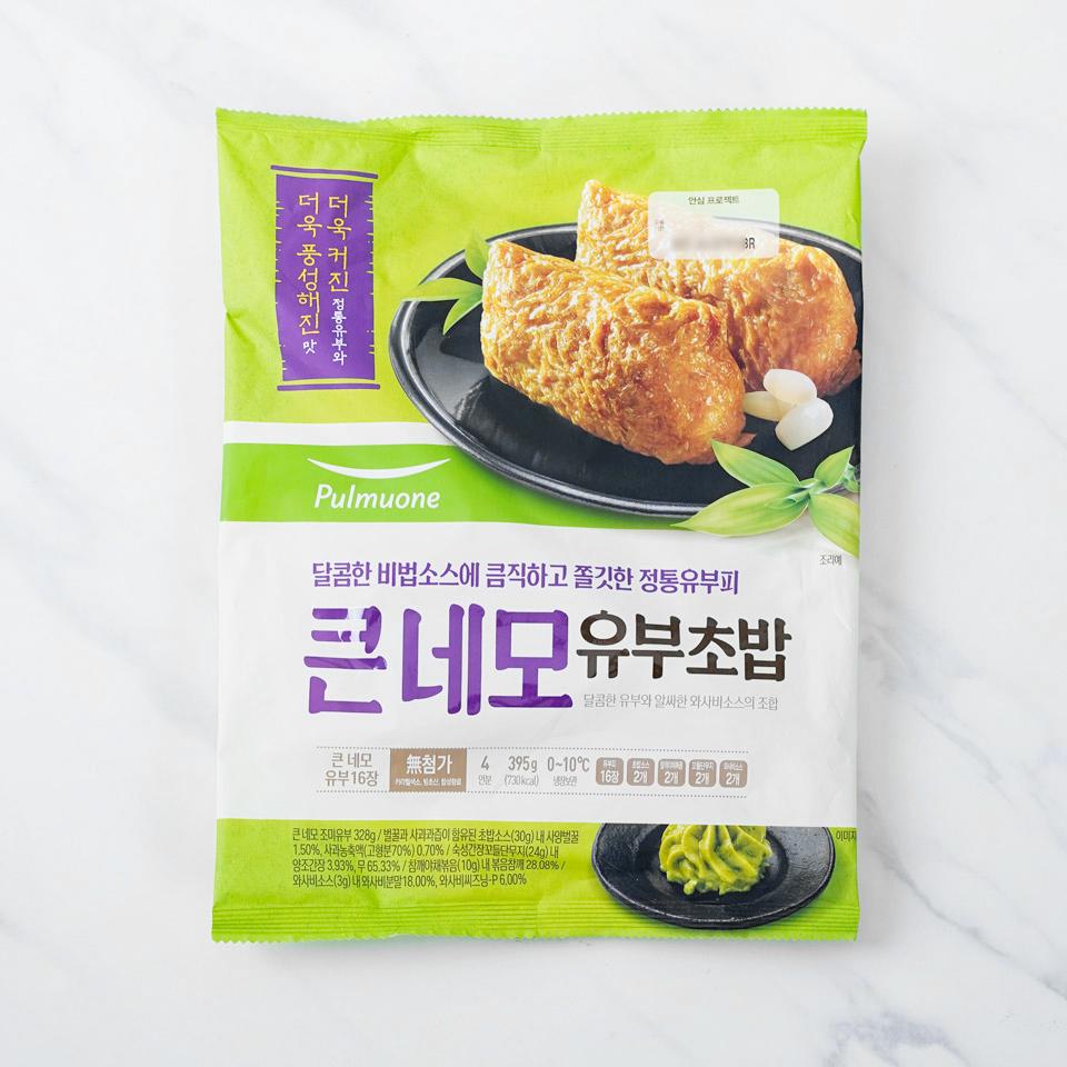 메가마트 풀무원 큰네모 유부초밥 4인분 395G - 상품 이미지